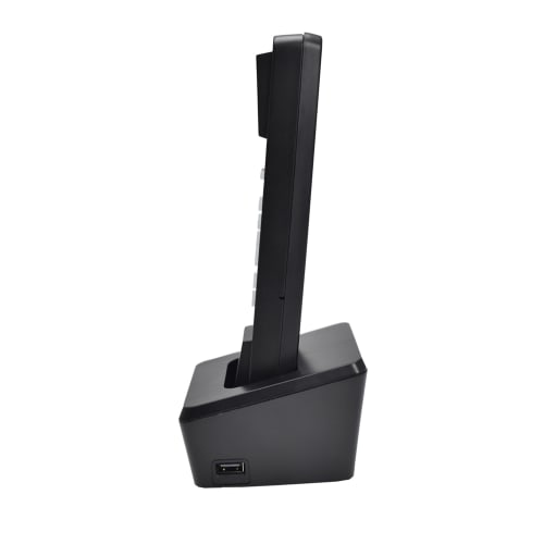 Teledex E Series E103-RediDock Analog Single Cordless Telephone, Black